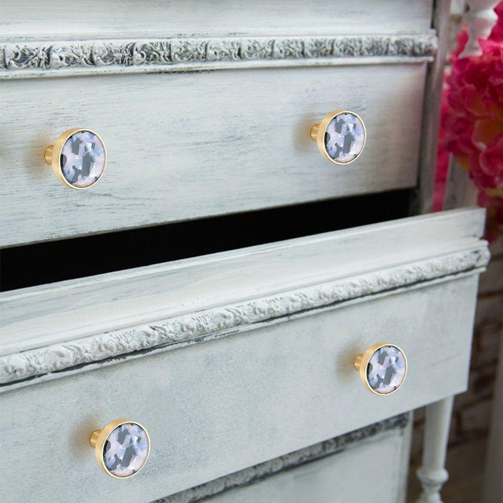 Tay Nắm Cửa Tủ Họa Tiết Cẩm Thạch Trang Trí Nội Thất