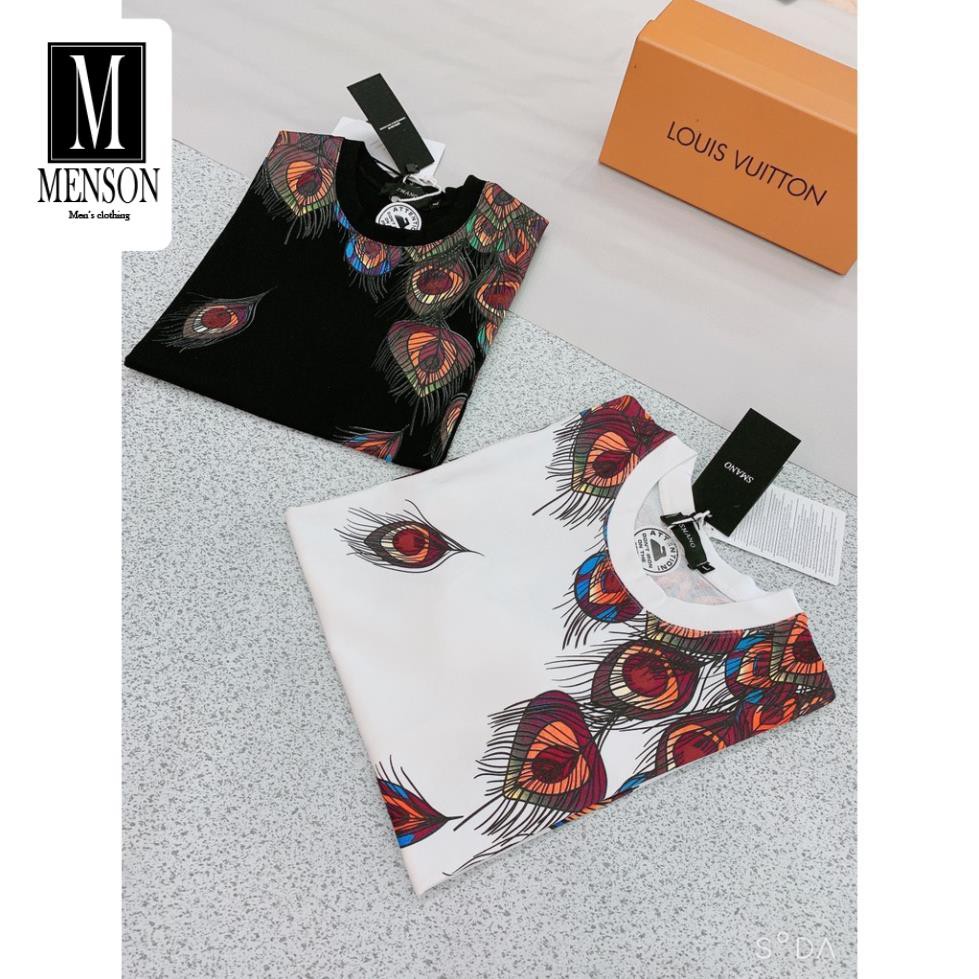 ⭐️SIÊU PHẨM⭐️Áo Phông Nam Cổ Tròn In Hình lông công siêu đẹp - Áo Thun Nam họa tiết đẹp chất mát mùa hè MENSON M6218 | BigBuy360 - bigbuy360.vn