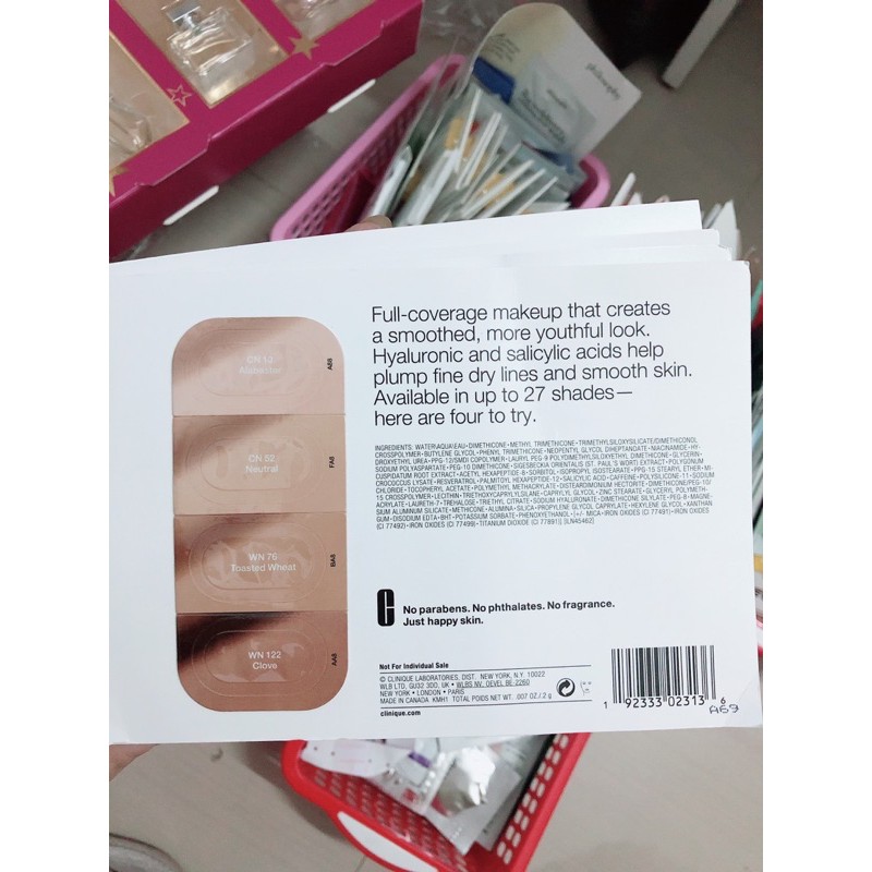 Mẫu thử kem nền Clinique | BigBuy360 - bigbuy360.vn