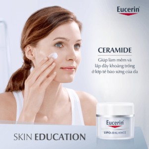 Eucerin Lipo Balance - Kem dưỡng ẩm Eucerin dành cho da nhạy cảm 50ml