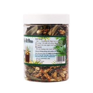 Trà lá nếp bí đao giảm cân hữu cơ sấy khô 200g, trà gạo nứt lá nếp bí đao giúp an thần, giảm căng thẳng stress - TLN