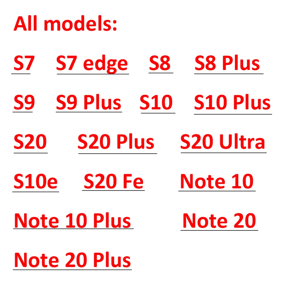Bộ 10 Miếng Dán Chống Thấm Nước Cho Pin Điện Thoại Samsung S7 edge S8 S9 S10 S10E S20 Note 10 20 Plus Ultra