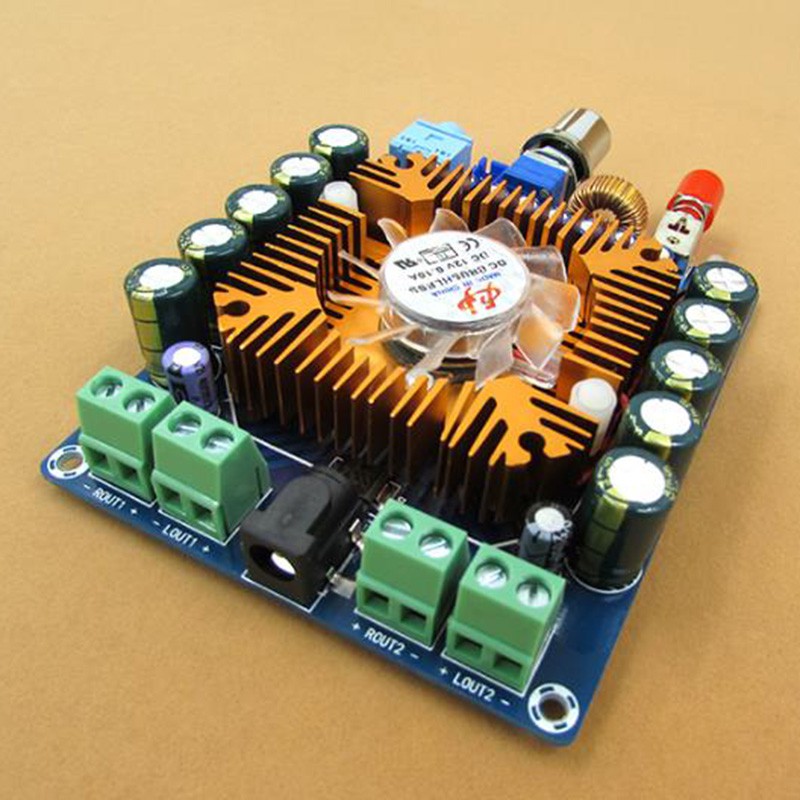 XH-M521 Car Four-channel 50W*4 HIFI Power Amplifier Board DC 12-16V TDA7850 Audio Amplifier Module