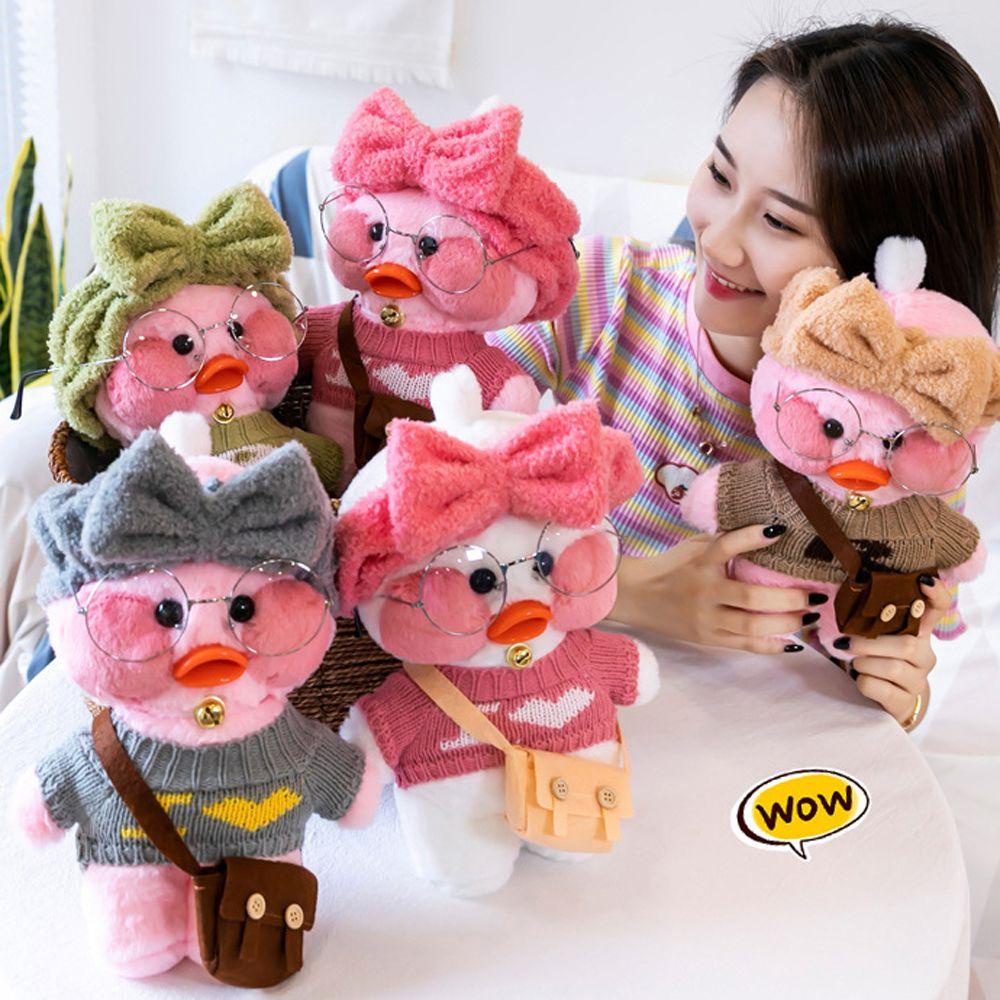 Vịt Nhồi Bông Mềm Mại 30cm Trang Trí Giáng Sinh