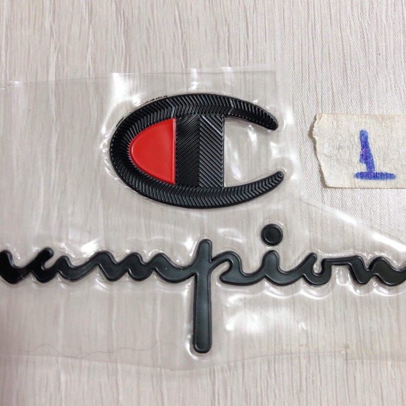 Sticker hình ủi nổi chữ logo 05