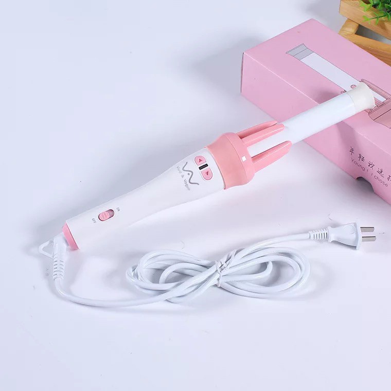 máy uốn tóc làm xoăn tự động xoay 360