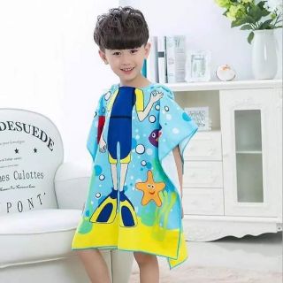 Áo choàng đi biển cho bé