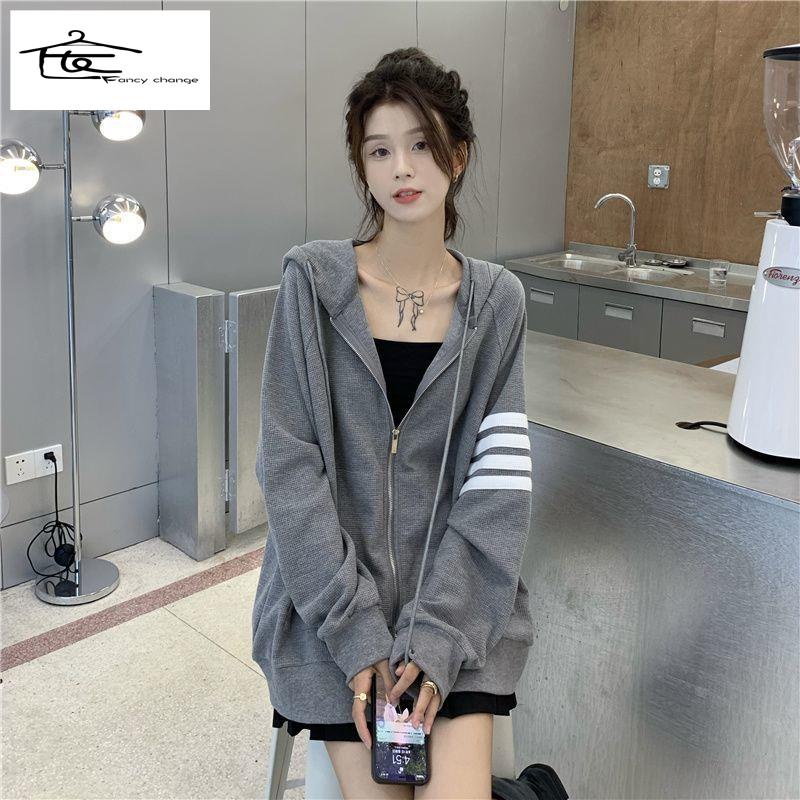 Áo Khoác Hoodie Dáng Rộng Phong Cách Mới Thời Trang Xuân Thu Cho Bạn Gái 2022