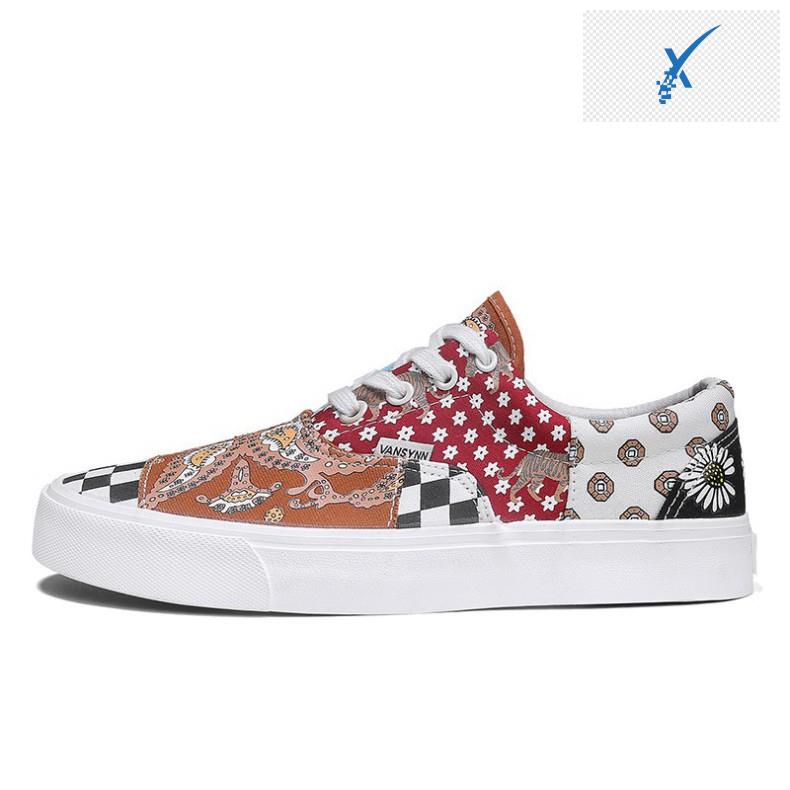 👪 Giày Vans Tiger Họa Tiết Thổ Cẩm Unisex 👪