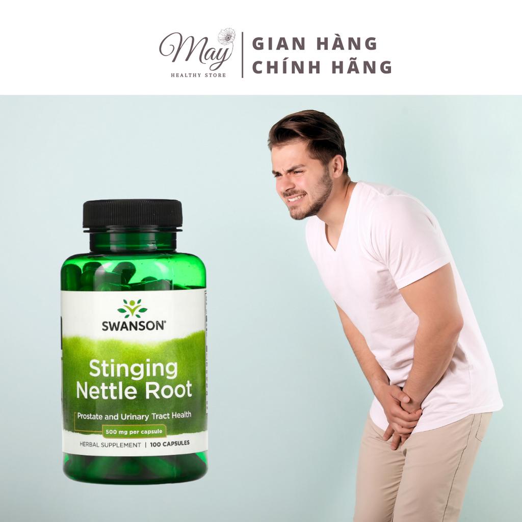 Viên Uống Swanson Stinging Nettle Root Hỗ Trợ Tăng Cường Sức Khỏe Đường Tiết Niệu (100 Viên/Lọ)