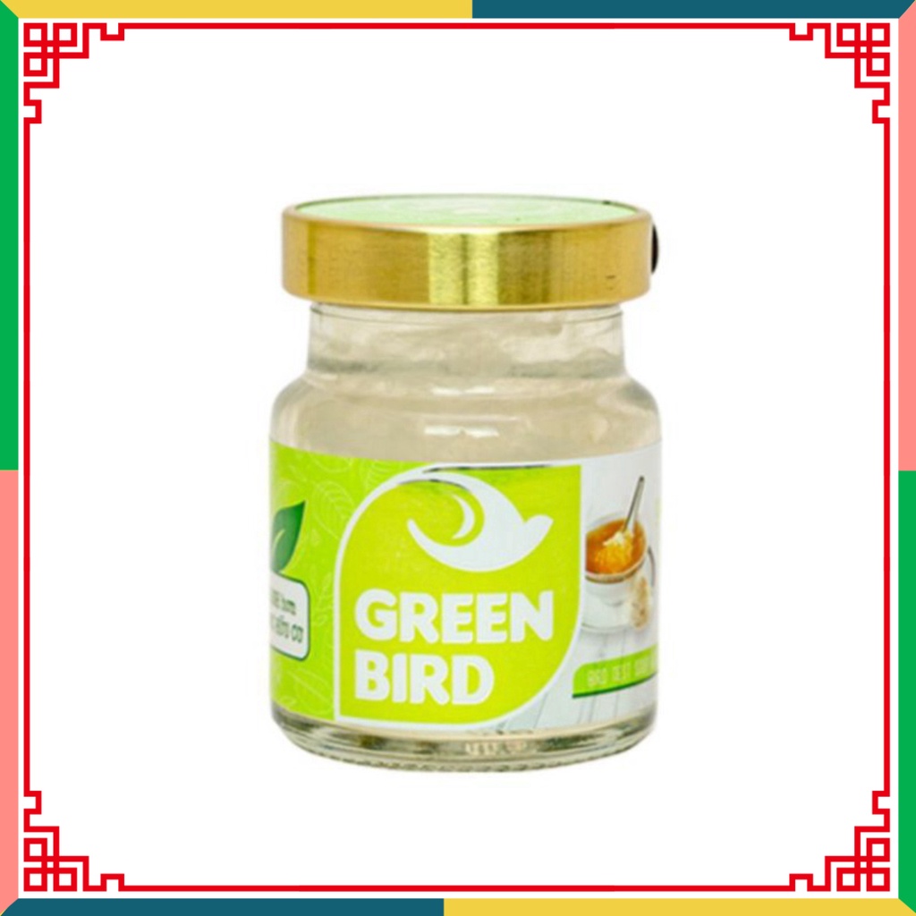 Lốc Green Bird - Nước yến xào Chưng Đường Phèn - (4hũ*72g) ( Đại lý Ngọc Toản)