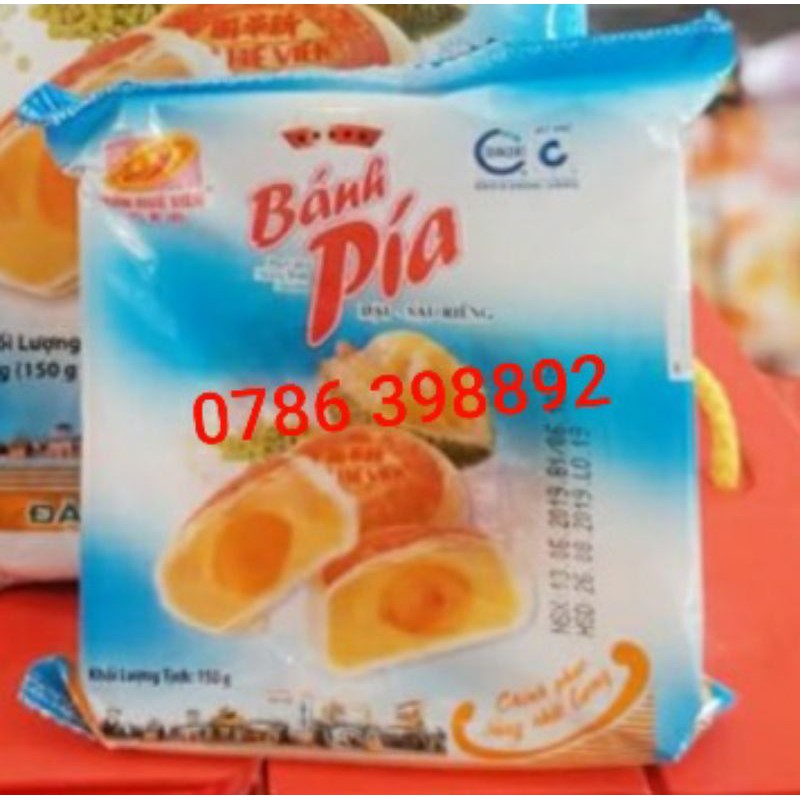 Bánh pía Tân Huê Viên đậu xanh 1 trứng muối đặc biệt 150gr