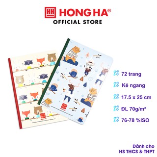 Vở kẻ ngang Hồng Hà 72 trang Patten (1421)