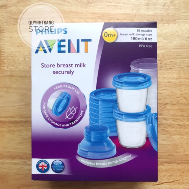 Cốc trữ sữa Avent 180ml