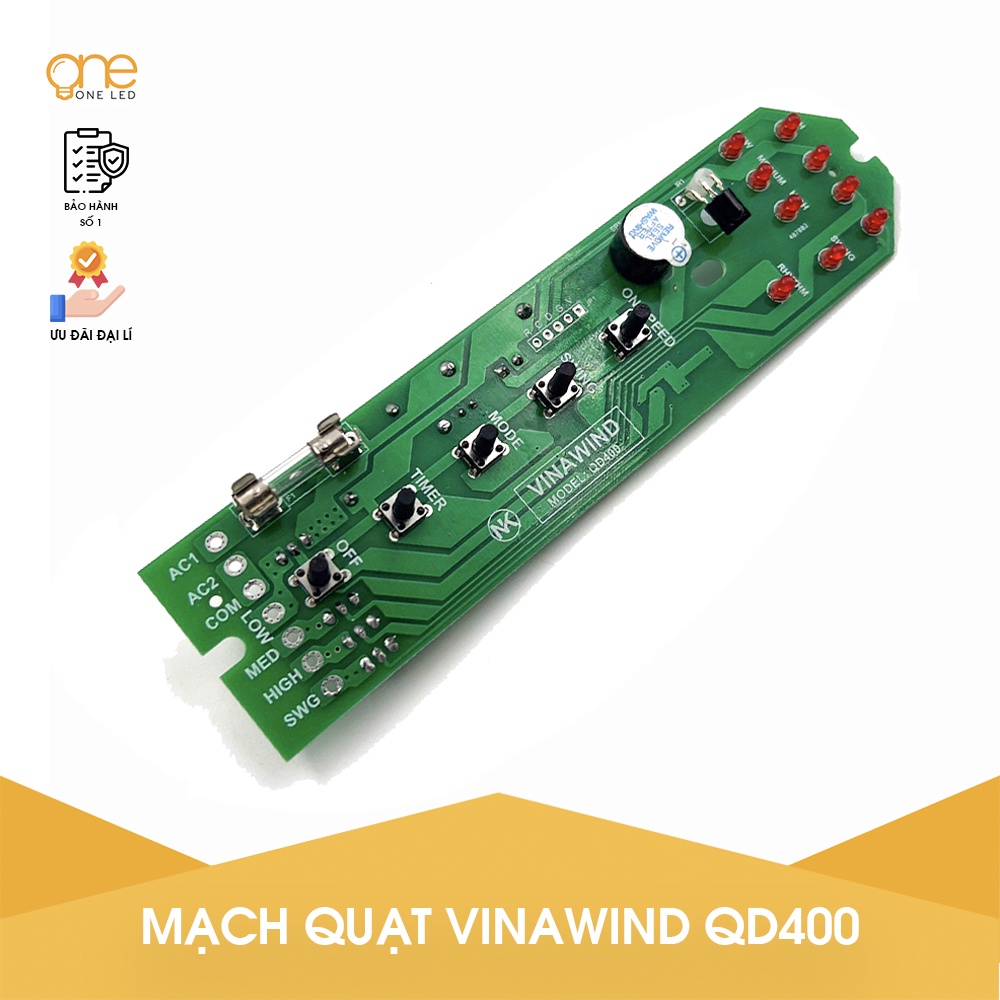 Mạch điều khiển quạt từ xa QD400 VINAWIND - Bo mạch quạt VINAWIND