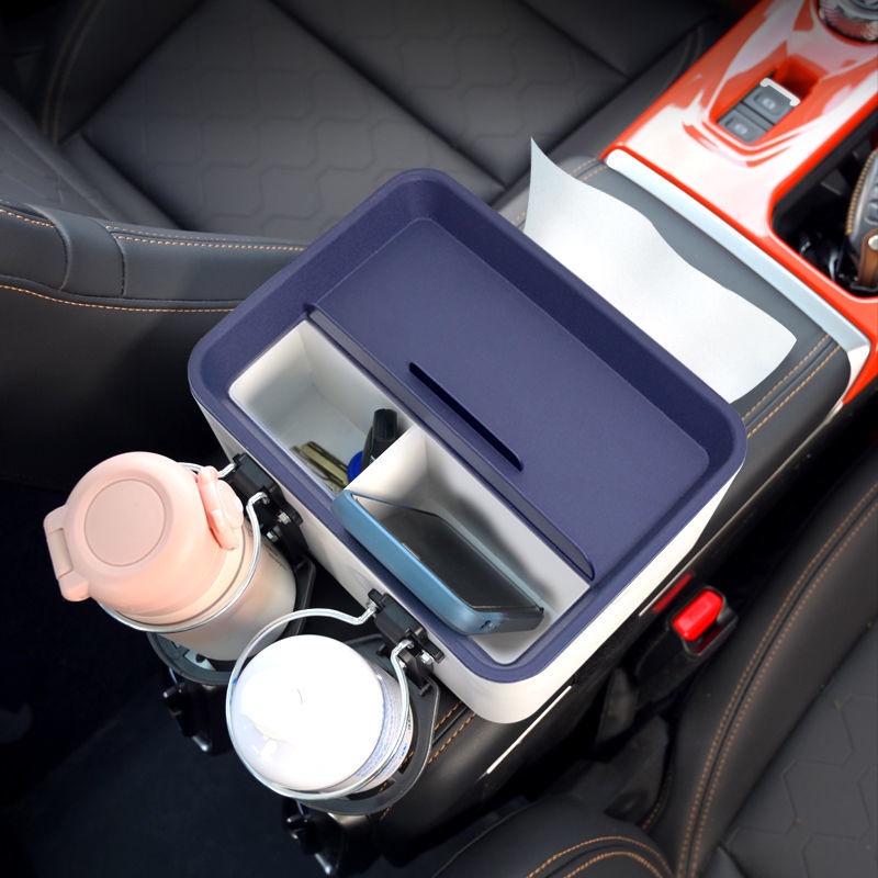 Hộp Đựng Đồ Dùng Đa Năng Gấp Gọn Gắn Chỗ Tỳ Tay Xe Hơi