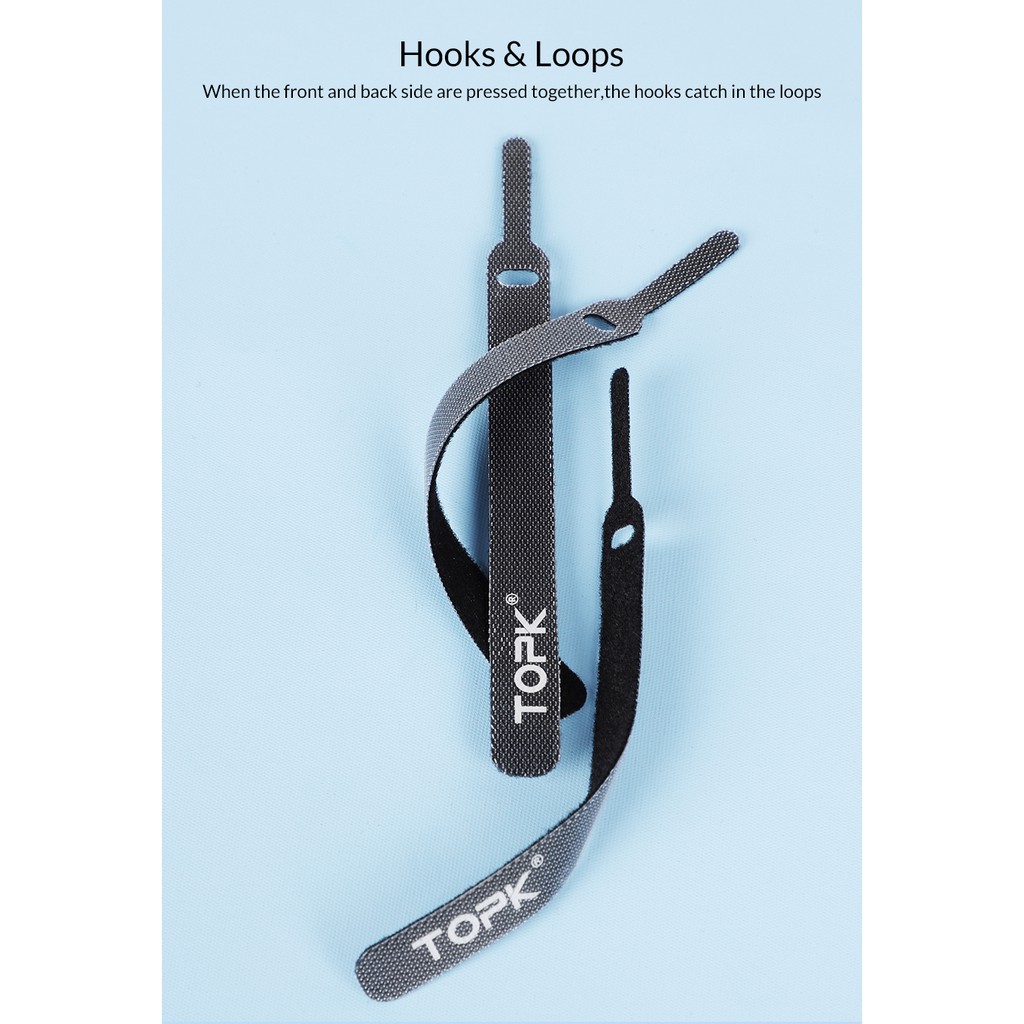 Dây nylon quấn gọn cáp TOPK - Hàng chính hãng | BigBuy360 - bigbuy360.vn