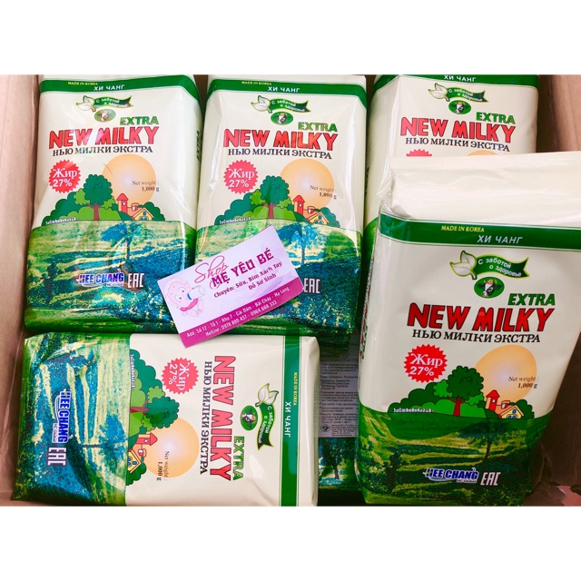 Sữa Béo Nga New Mikly