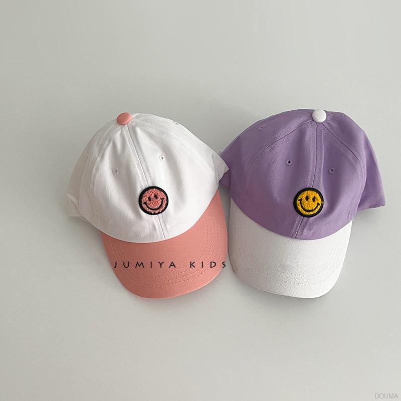 Mũ lưỡi trai có mặt cười thời trang xinh xắn cho các bé