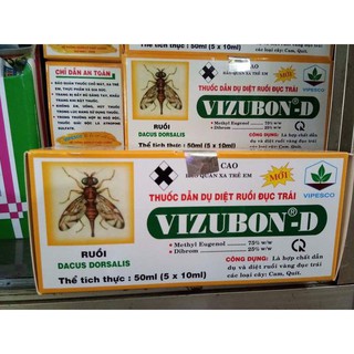 [Hàng Sẵn] Thu.ốc Dẫn Dụ Diệt Ruồi Đục Trái VIZUBON - D
