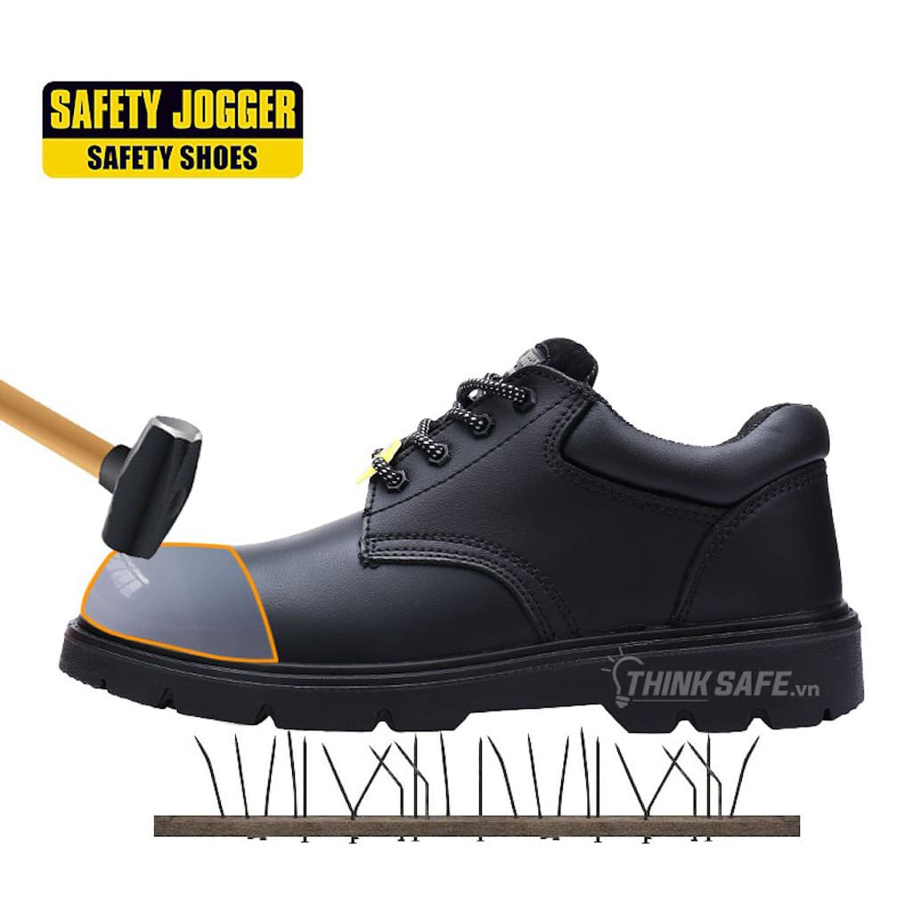 Giày bảo hộ lao động nam Safety Jogger X1110 S3 da bò thật, mũi composite lót chống đinh kevlar - Bảo Hộ Thinksafe | BigBuy360 - bigbuy360.vn