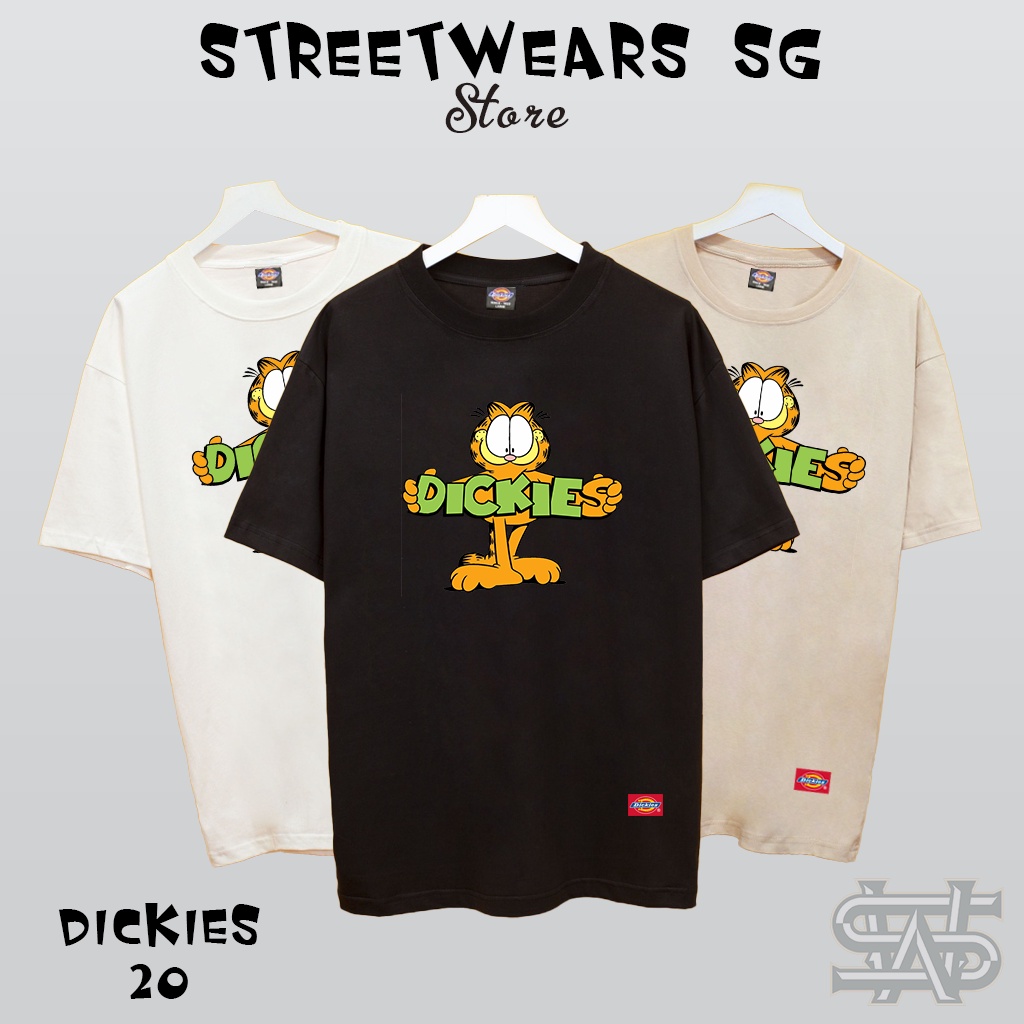 Áo Thun Dickies Mèo Vàng form rộng - T-Shirt Dickies cao cấp-DK20-Streetwears SG