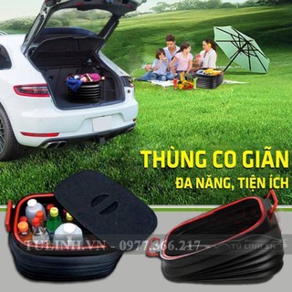 Thùng đựng đồ Ô Tô để cốp có thể gập gọn - dung tích 40L