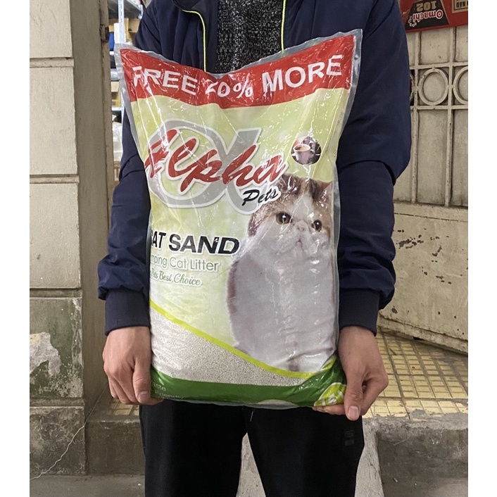 12kg cát vệ sinh cho mèo alpha pets 12kg siêu lớn tiết kiệm