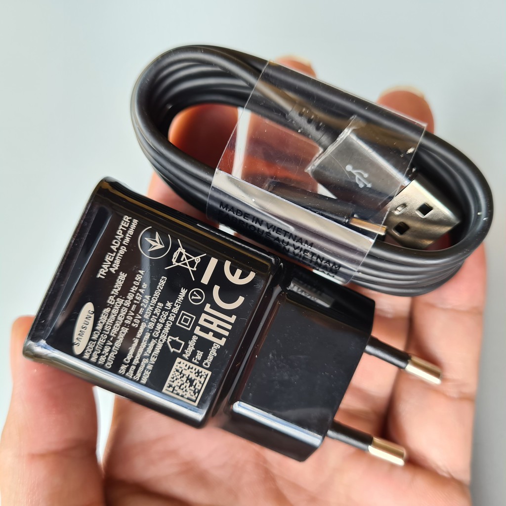 Bộ sạc nhanh 15W SAMSUNG S10, NOTE 8, NOTE 9 chính hãng