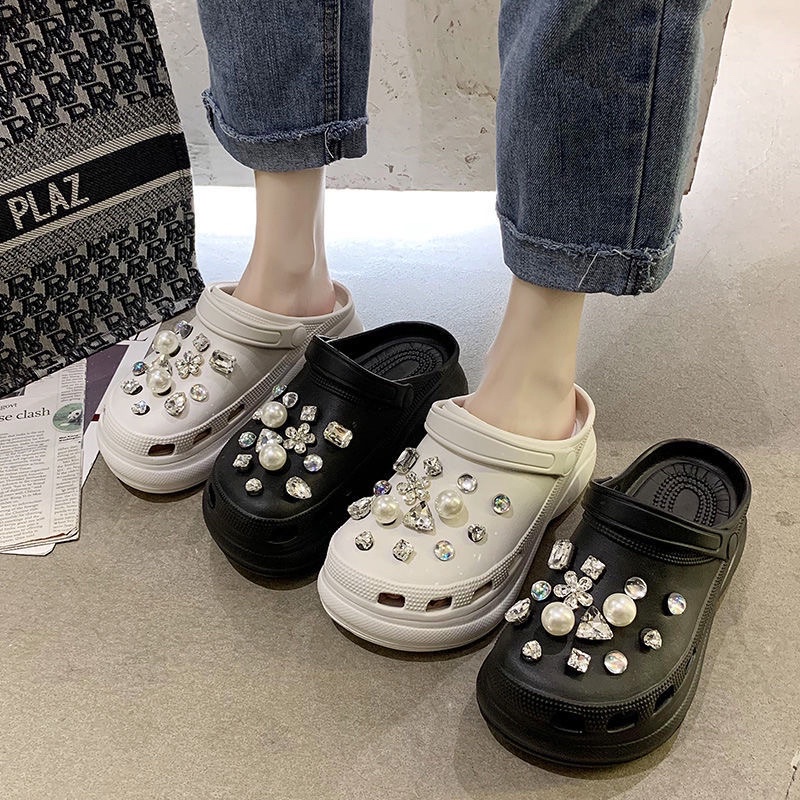 Dép Crocs Đế Cao
