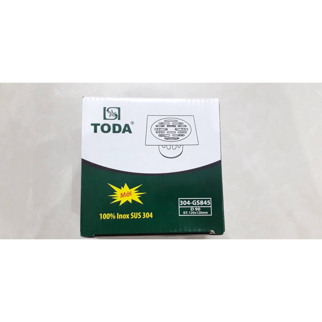 GA THOÁT SÀN NHÀ TẮM NGĂN MÙI CỐC SÂU TODA INOX 304