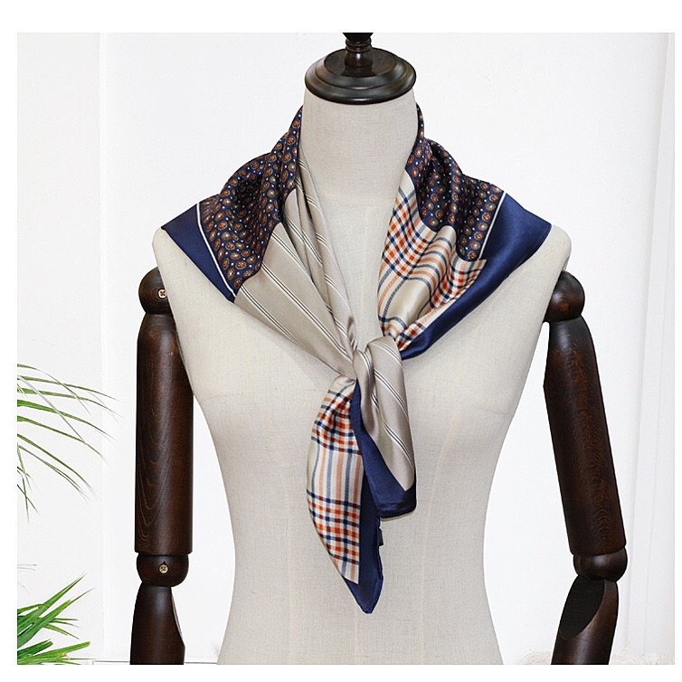 KHĂN VUÔNG LỤA CAO CẤP - Quàng Cổ - Thắt Nơ - Khăn vuông lụa 70x70 cm Quấn Túi