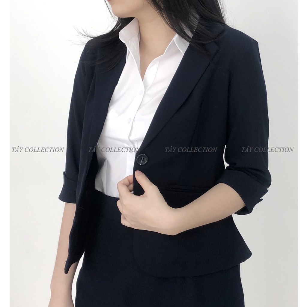 Áo vest ngắn tay cao cấp TÂY COLLECTION, Vải đẹp, Mặc Rất Tôn Dáng( 3 màu Đen/Xanh/Trắng)