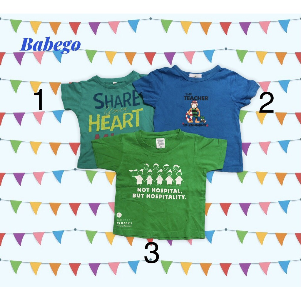 Áo thun cho bé trai 14-16kg