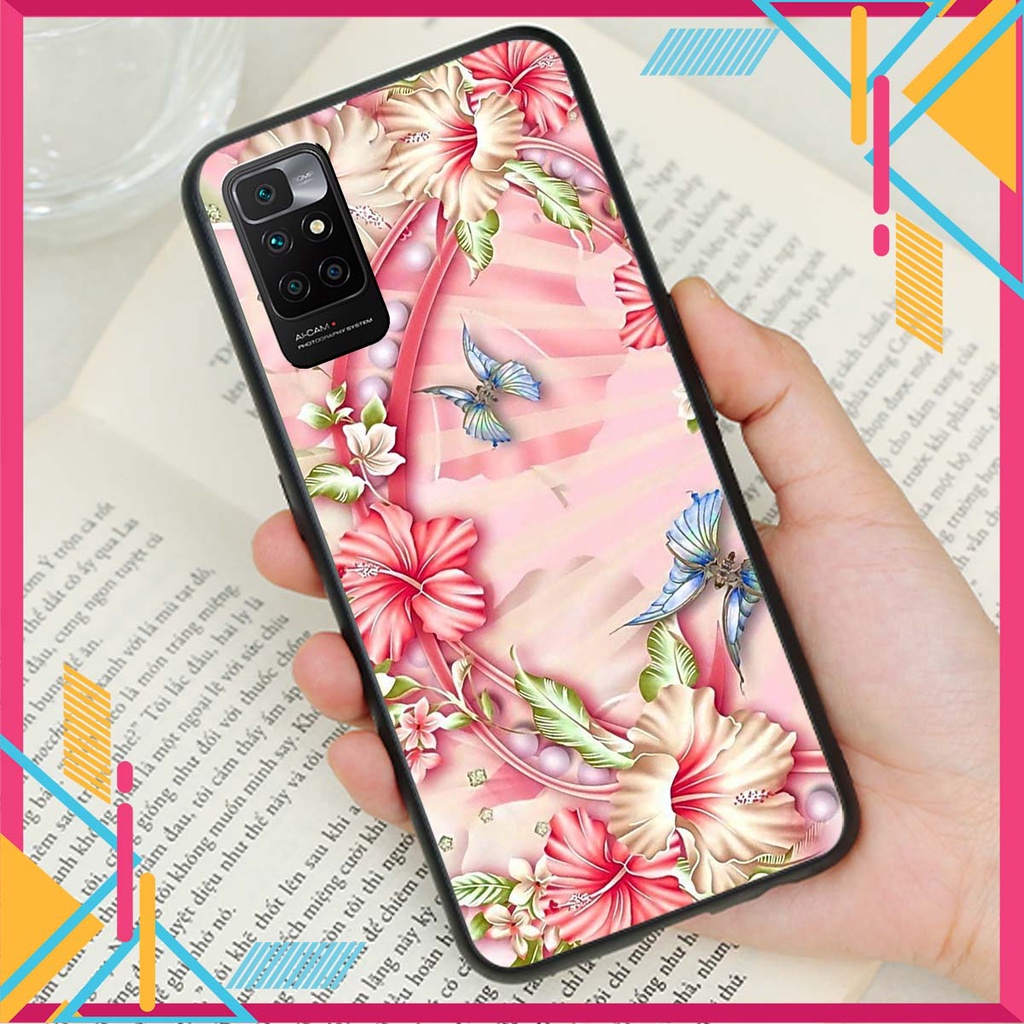 Ốp lưng Xiaomi REDMI 10 in hình hoa xinh xắn, hiện đại , thời trang ,phong cách