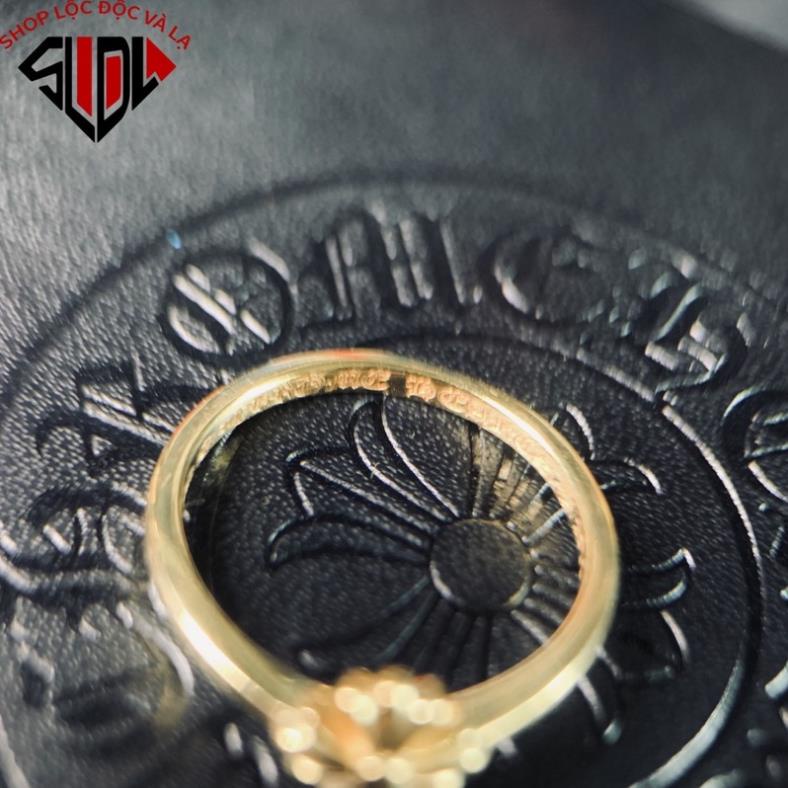 Nhẫn unisex Chrome Heart Bubblegum Plus  bạc 925 và vàng 22K cao cấp fullbox