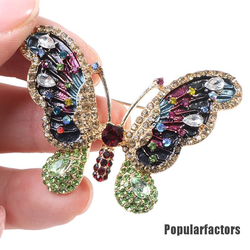 Ghim Cài Áo Hình Bướm Sang Trọng