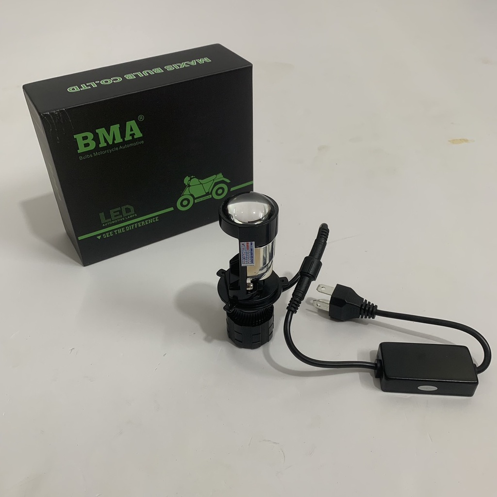 Bi cầu led m01b chân h4 lắp mọi loại xe máy 2015 trở lại chính hãng rtd ( nói không hàng fake)