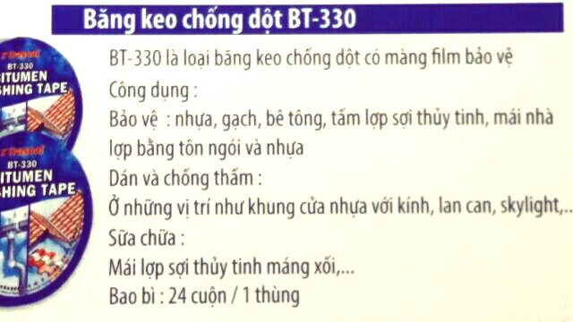 Keo chống dột 5Fx10Mx1c