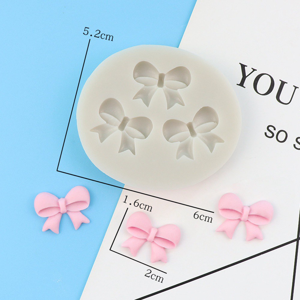 Khuôn đúc hình nơ mini cho làm bánh/ sô cô la