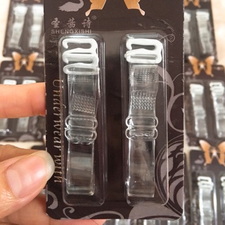 Dây áo trong suốt cilicon không bị ố màu dây