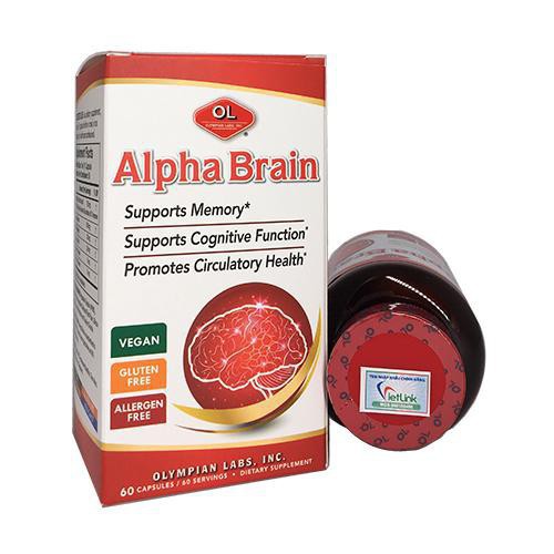 [ CÓ TEM NHẬP KHẨU] Alpha Brain – Viên uống bổ não, hỗ trợ tuần hoàn não