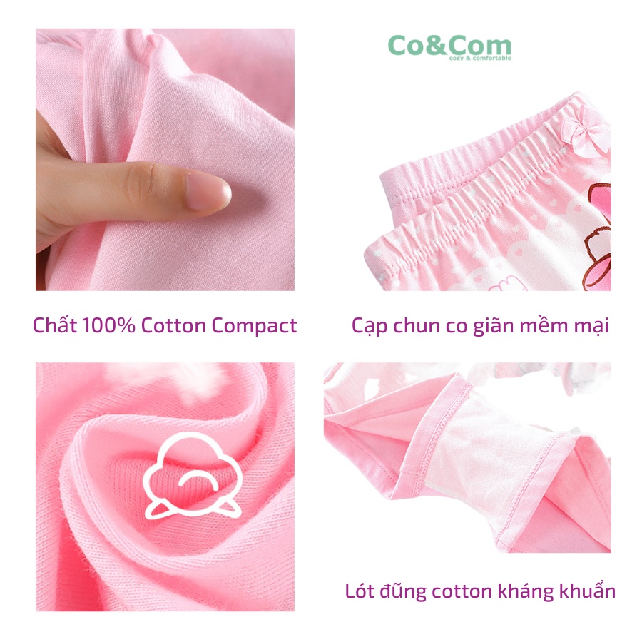 Set 2 Quần Chíp Bé Gái 12-25 Kg Co&amp;Com Nhiều Mẫu Đáng Yêu Mềm Nhẹ Kháng Khuẩn