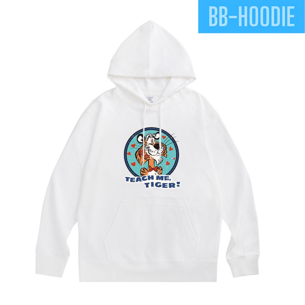 Áo Hoodie From Rộng Unisex In Hình TEACH ME TIGER Cực Chất , Vải Nỉ Mềm Mại Phong Cách HOT TREND BB HOODIE