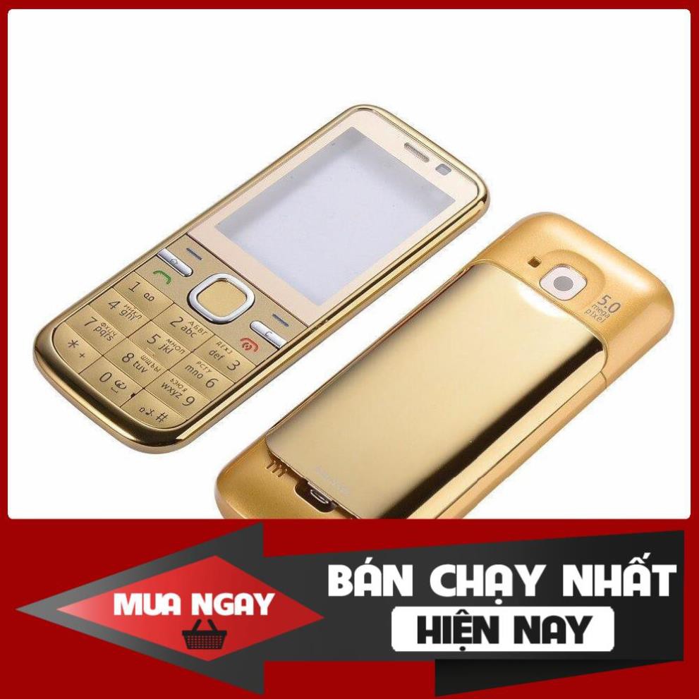 Free HOT Bộ Vỏ Nokia C5 -00 Zin có sườn và bàn phím zin kèm Theo