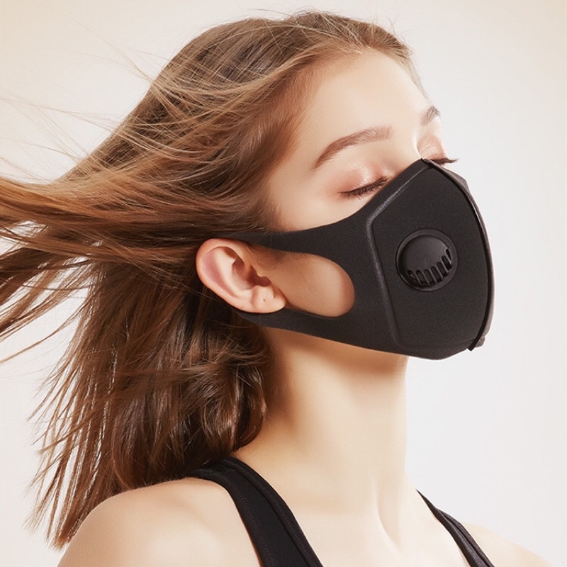 Set 3 Pitta mask có van thở thông khí chống bụi vi khuẩn