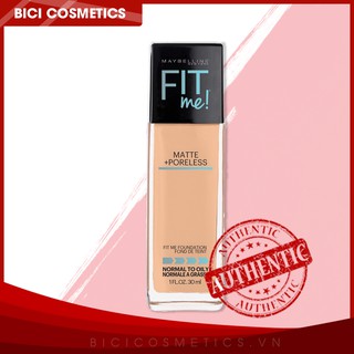 Kem Nền Mịn Lì Maybelline Fit Me Matte + Poreless Foundation