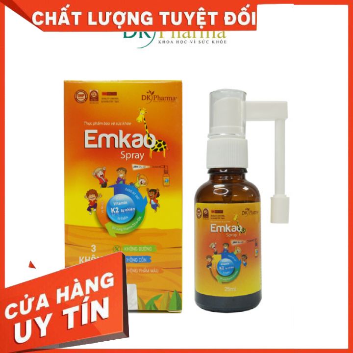 EMKAO Spray Xịt định liều bổ sung Vitamin D3 ( Hàng Chính Hãng)