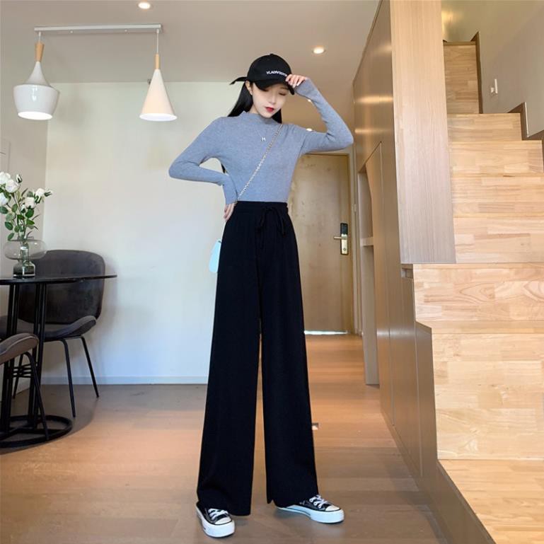 Quần suông culottes ống rộng nữ đẹp BUTTERFLY nhiều màu, cạp chun thun gân cao cấp tôn dáng kéo dài chân - Q06 2021