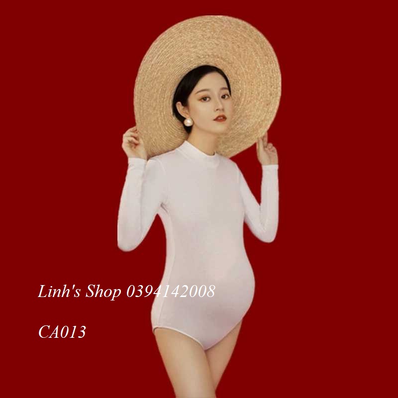 Đầm Bầu Váy Bầu Chụp Ảnh Nghệ Thuật Ôm Body Sang Chảnh CA13